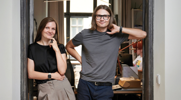 Rita un Kārlis Lauderi, SIA Lauder Architects īpašnieki.
Foto — Edmunds Brencis