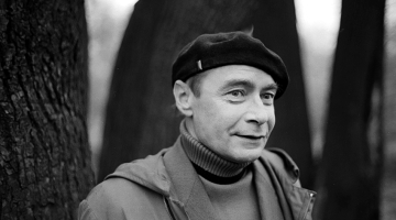 Dzejnieks Ojārs Vācietis. Rīga, 1982. gads.
Foto – Imants Prēdelis