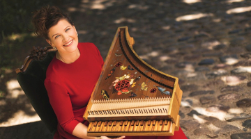 Klavesīniste Ieva Saliete.
Publicitātes foto