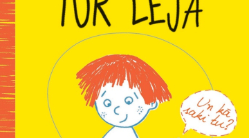 Izdevniecības "Pētergailis" izdotās grāmatas "Tur lejā" vāks.