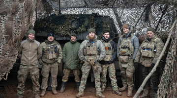 Ukrainas karavīri frontē. Foto — Scanpix