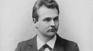 Vilis Plūdons 20. gadsimta sākumā.
Foto — Emanuels Vilhelms fon Eggerts. LNB Reto grāmatu un rokrakstu lasītavas krājums