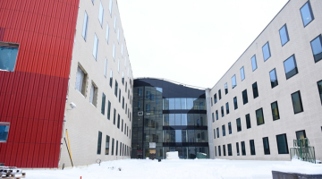 Paula Stradiņa klīniskās universitātes slimnīcas A2 jaunais korpuss. Foto - Zane Bitere, LETA