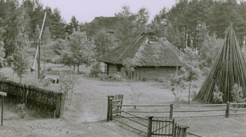 Etnogrāfiskais brīvdabas muzejs pagājušā gadsimta 30.gados. Foto no Pētera Korsaka arhīva