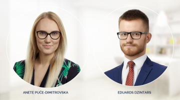 Raksta autori Anete Puče-Dimitrovska un Eduards Dzintars. Publicitātes foto