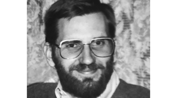Rakstnieks Aivars Tarvids 1987. gadā.
Foto no Rudītes Kalpiņas personīgā arhīva