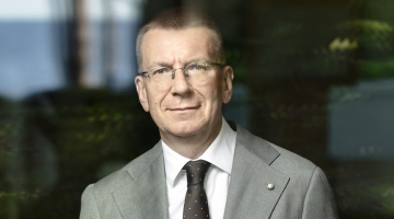 Valsts prezidents Edgars Rinkēvičs. Foto - Reinis Hofmanis