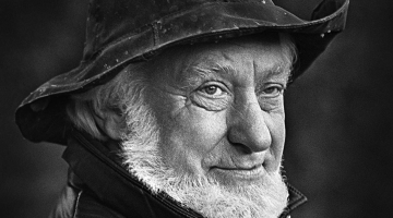 Rakstnieks Egons Līvs 1983. gadā.
Foto — Uldis Briedis
