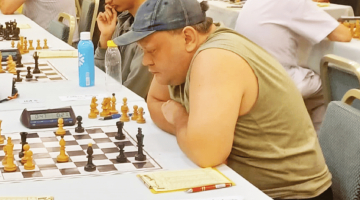 Andrejs Strebkovs nesen Ungārijā notikušajā turnīrā.
Foto — Laszlo Nagy/First Saturday