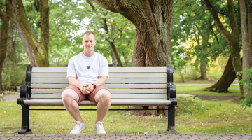 Vienā dienā liepājnieka Reiņa Ratnieka dzīve pagriezās par 180 grādiem.
Foto — Armands Kaušelis
