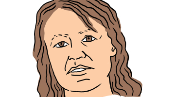 Solvita Strāķe. Zīmējums — Ernests Kļaviņš