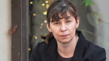 «Es esmu augusi brīvā valstī un kopš jaunības zinu, ko nozīmē būt brīvam. Maidans un arī šis karš ir uz mūsu paaudzes pleciem,» saka Taņa Maļarčuka. Foto — Valters Lācis