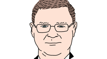 Valdis Dombrovskis. Zīmējums — Ernests Kļaviņš
