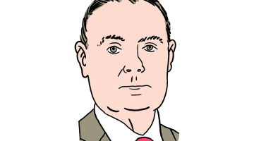 Deivids O’Salivans. Zīmējums — Ernests Kļaviņš