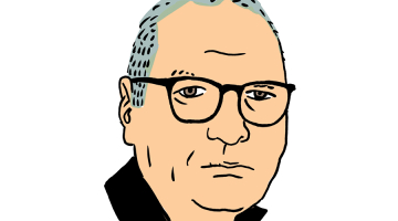 Jurijs Feļštinskis. Zīmējums — Ernests Kļaviņš