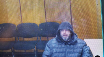 Slepkavībā apsūdzētais Igors Haits tiesas sēdē.