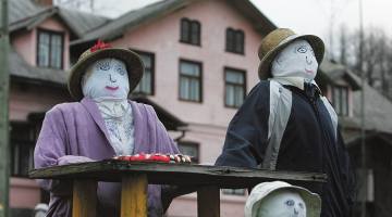 Sabiles leļļu māja.