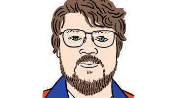 Miķelis Puķītis. Zīmējums — Ernests Kļaviņš