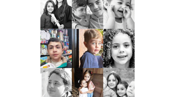 Daži no libāņu bērniem, kas gājuši bojā Izraēlas gaisa triecienos.