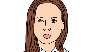 Liene Sīle. Zīmējums — Ernests Kļaviņš