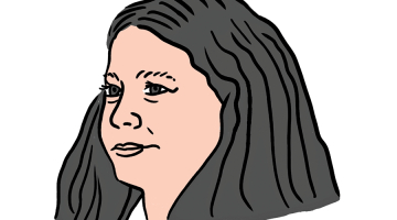 Sevhila Musajeva. Zīmējums — Ernests Kļaviņš