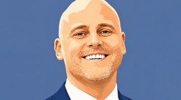 Andris Kulbergs. Ilustrācija veidota ar mākslīgo intelektu, izmantojot LETA foto