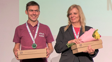 Kārlis Rubins un Jeļena Alfejeva. Publicitātes foto.