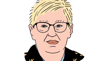Irēna Knoka. Zīmējums — Ernests Kļaviņš