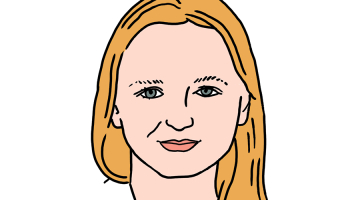 Magda Jentgena. Zīmējums — Ernests Kļaviņš