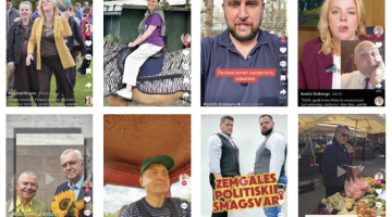 Ekrānuzņēmumi no sociālajiem tīkliem.