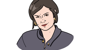 Baiba Bartkeviča. Zīmējums — Patricija Punte