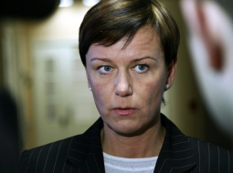 Linda Abu Meri pirms gada, kad vēl vadīja Iekšlietu ministriju. Foto: Lauris Vīksne, F64