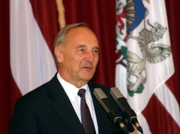 Valsts prezidents Andris Bērziņš. Foto: Kaspars Krafts, F64