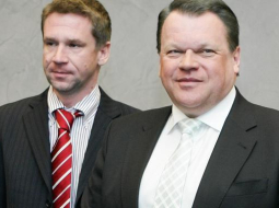 Vladimirs Antonovs (no kreisās) un Raimonds Baranausks. Foto: Emīls Desjatņikovs, F64