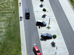 Autostāvvieta Rīgā. Foto: Edijs Pālens, LETA