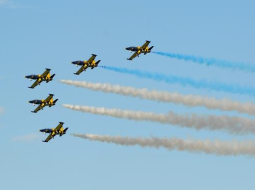 Aviācijas paraugdemonstrējumi. Foto: Mārtiņš Zilgalvis, F64
