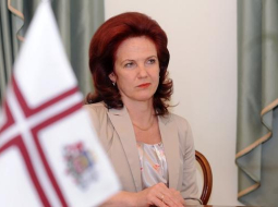 Saeimas priekšsēdētāja Solvita Āboltiņa (Vienotība). Foto: Evija Trifanova, LETA