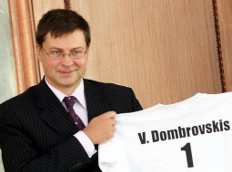 Valdības vadītājs Valdis Dombrovskis. Foto: Kaspars Krafts, F64