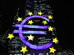 Eiro logo. Foto: AFP/LETA