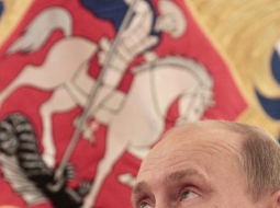 Svētais Juris Putinam vairs nepalīdzēs sargāt savus aģentus ārvalstīs. Foto: AFP/LETA