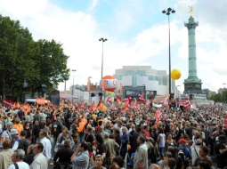 Protesta demonstrācija Parīzē. Avots: AFP/LETA