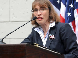 ASV vēstniece Laatvijā Džūdita Gārbere. Foto: Evija Trifanova, LETA