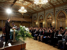 Partijas ''Gods kalpot Rīgai'' dibināšana. Foto: Lauris Vīksne, F64