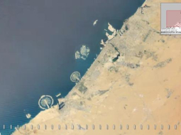 Dubaijas Palmu salu veidošanās. Ekrānšāviņš no Google