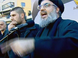 "Hizbollah" līderis Hasans Nasralla. Foto: AFP/LETA