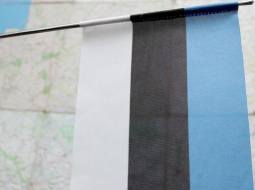 Igaunijas valsts karogs. Foto: Rūta Kalmuka, F64