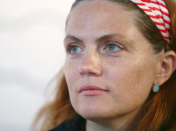 Dzejniece Inga Gaile. Foto: Dmitrijs Suļžics, F64