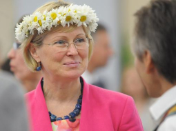 Kultūras ministre Žaneta Jaunzeme-Grende. Foto: Evija Trifanova, LETA