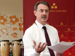 Pilsoniskās savienības līderis Ģirts Valdis Kristovskis. Foto: Kaspars Krafts, F64