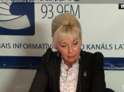 Žanna Kulakova intervijas laikā.